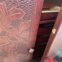 超豪華な鎌倉彫　着物箪笥　和箪笥　0円 の画像