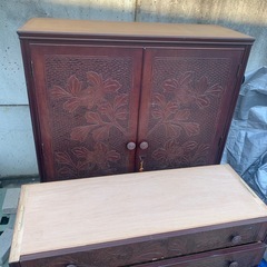 超豪華な鎌倉彫　着物箪笥　和箪笥　0円 の画像