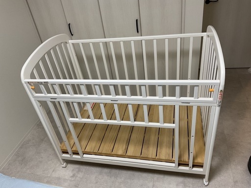 ベビーベッド (みー) 高槻のベッド《ベビーベッド》の中古あげます