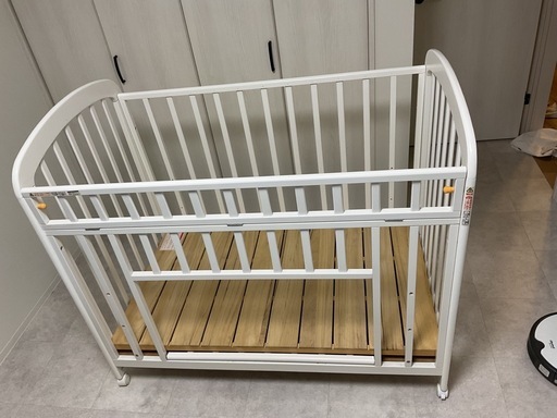 ベビーベッド譲ります ベビーベッド (みー) 高槻のベッド《ベビーベッド》の中古あげます