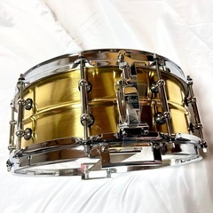 Pearl センシトーン　ブラススネアドラム　14×5.5 ソフトケース付き　の画像