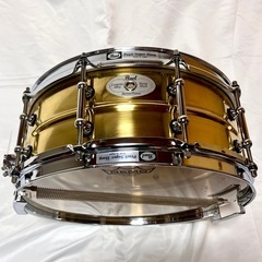 Pearl センシトーン　ブラススネアドラム　14×5.5 ソフトケース付き　の画像