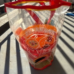 砂場セット　幼児用　アンパンマンの画像