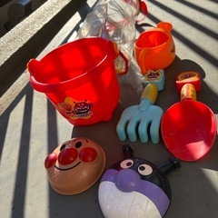 砂場セット　幼児用　アンパンマンの画像