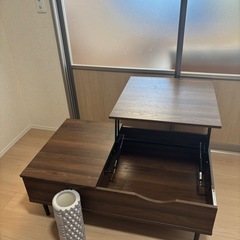ニトリ・ローテブル（収納つき）の画像