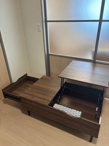 売れました。ニトリ・ローテブル（収納つき）