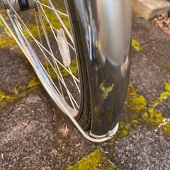 通学用自転車の画像