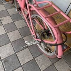 マイメロ 折りたたみ自転車の画像