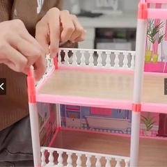 【新品】自由に作れるドールハウス　シルバニアのお家にもの画像