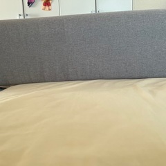 ベッドガードクッション　高さ29c　長さ150cm、グの画像