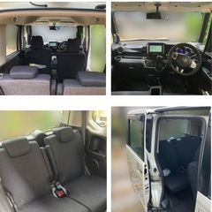 年末特価‼️ホンダ N-BOX カスタム　白 軽自動車の画像