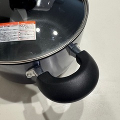 ネイビー 両手鍋 ノンスティックコーティングの画像
