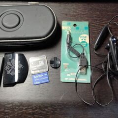 ＳＯＮＹ　ＰＳＰ 黒　ＰＳＰ－３０００　おまけ付きの画像