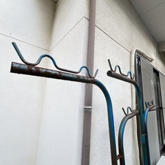 物干し台、竿の画像