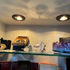 60型テレビおまけ・ライトアップ照明付、壁面収納テレビボード、テレビ台の画像