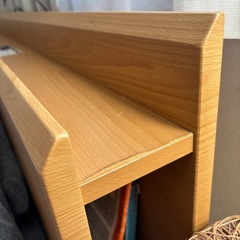 ダブルベッド＋マットレスの画像