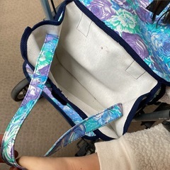 花柄シルバーカーの画像