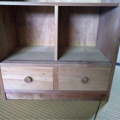 【無垢】アンティーク　本棚　飾り棚　大正　昭和の画像