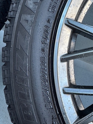 【本日限定】BLIZZAK VRX 235/50R18 ホイール付 4本