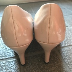 サーモンピンク　ヒールの画像