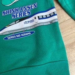 120cm 冬服　長袖　子供服　トミカ　プラレールの画像