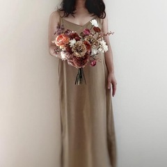 造花ウェディングブーケ・ブートニアの画像