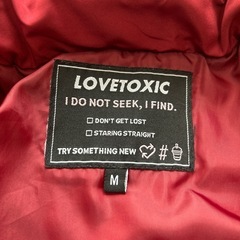 LOVETOXIC ダウンコート M（150）sizeの画像