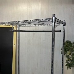 【リユース☆エコちょっぷ】スチールラック　ハンガーの画像