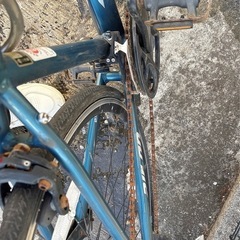 クロスバイク AIR ON エアーオン 700×28C 21段変速 ブルー系の画像