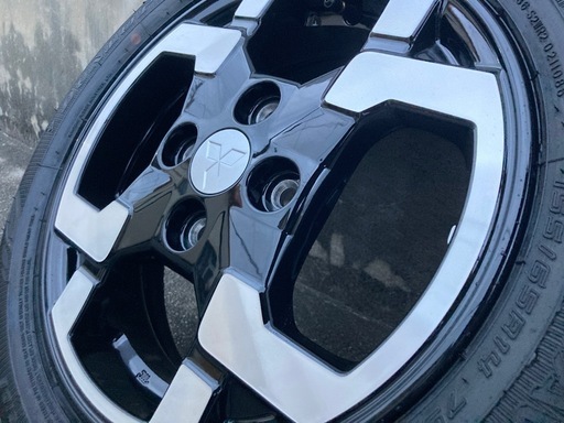 新車外し　三菱超新型デリカミニ純正14インチタイヤホイール4本セット　155/65R14ダンロップエナセーブ