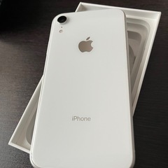 【ジャンク au】iPhoneXR 64GB  ホワイトの画像