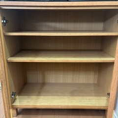 無印良品　収納　ガラス　棚の画像