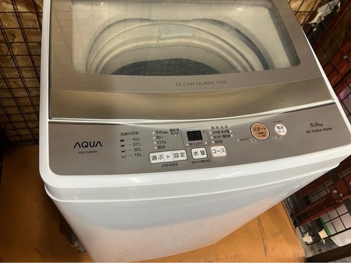 【中古】大阪引取限定　AQUA 全自動洗濯機 AQW-S5M 5.0kg【KSL1F092】