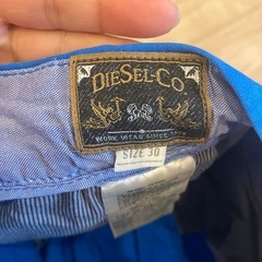 DIESEL-CO.  短パン　ブルーの画像