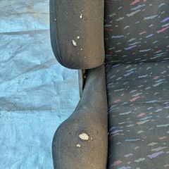 中古レカロシート　敗れアリの画像