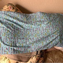 保育園入園準備 布団カバー　1枚　新幹線 電車の画像