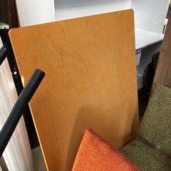 ダイニングセット ベンチ椅子付き♬カラフル チェア付き《4人用》の画像