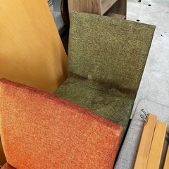 ダイニングセット ベンチ椅子付き♬カラフル チェア付き《4人用》の画像