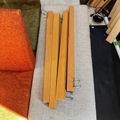 ダイニングセット ベンチ椅子付き♬カラフル チェア付き《4人用》の画像