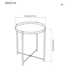 IKEA グラドムトレイテーブルの画像
