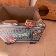 お取引中　猫　爪研ぎ　【中古】の画像