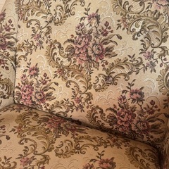 アンティークカリモク　1脚ソファの画像