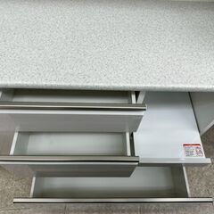 ★リユースのサカイ高崎店★TJ13818 (株)ニトリ 食器棚 白 H200.5×D45×W120.5 クリーニング済みの画像