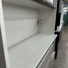 ★リユースのサカイ高崎店★TJ13818 (株)ニトリ 食器棚 白 H200.5×D45×W120.5 クリーニング済みの画像