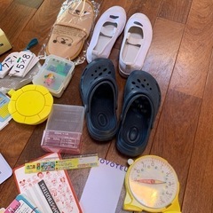 無料‼️子供用　算数セット　靴などの画像