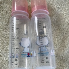 キティちゃん哺乳瓶の画像