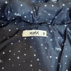 X-Girl Stagesダウンコート　140サイズの画像