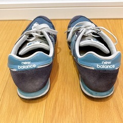 【決定】ニューバランス373　スニーカー　27.5cm ブルー　青の画像