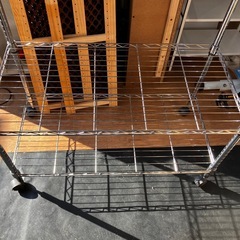 ハンガーラック スチールラックの画像