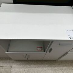 ★リユースのサカイ高崎店★TJ13823  レンジ台 白 H85×D44.5×W80 クリーニング済みの画像